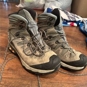 Salomon Black and Gray Outdoor Footwear